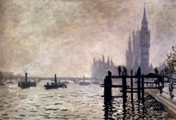 尅勞德 莫奈 The Thames And The Houses Of Parliament 尅勞德 莫奈 The Thames And The Houses Of Parliament